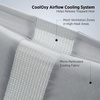 Bedsure CoolOxy Cooling Comforter King Size – 4X Breathable & Q-Max>0.45 Summer Comforter, Cooling Blankets for Hot Sleepers, Bedding for Night Sweats, Lightweight Duvet, Grey, 102×90 Inches(Grey)