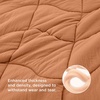 Bedsure Queen Comforter – Comforters Queen Size for All Season, Ultra-Soft Down Alternative & Prewashed Duvet Insert with 4 Tabs – Machine Washable, White, 88×88 Inches(Burnt Orange)
