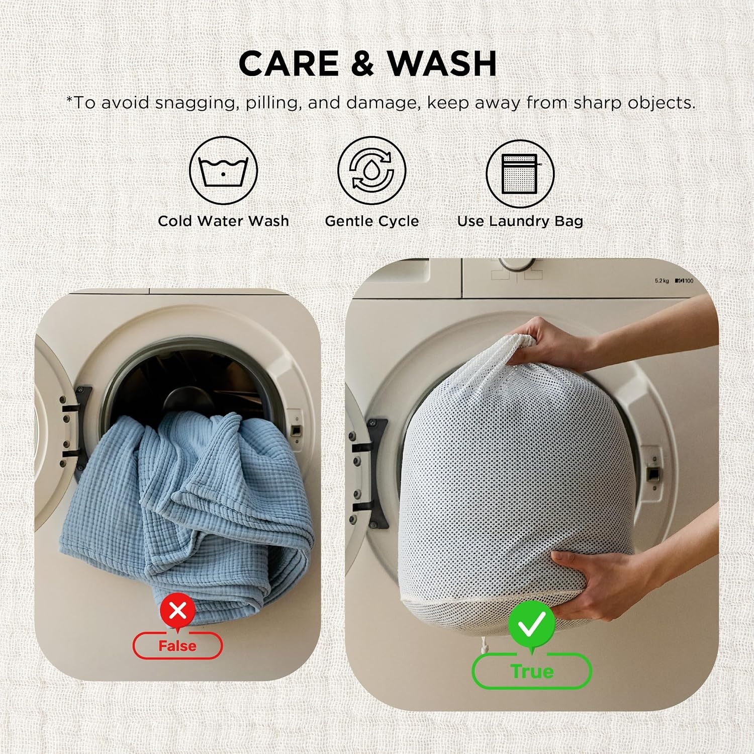 image:imageBedsure 100 Cotton Muslin Blanket Twin XL for Bed 4Layer Breathable and Lightweight Soft Gauze Muslin Blankets for Adults PureWoven Thin Summer Blanket for College Dorm Linen Beige 66x90 Inches07 Blue