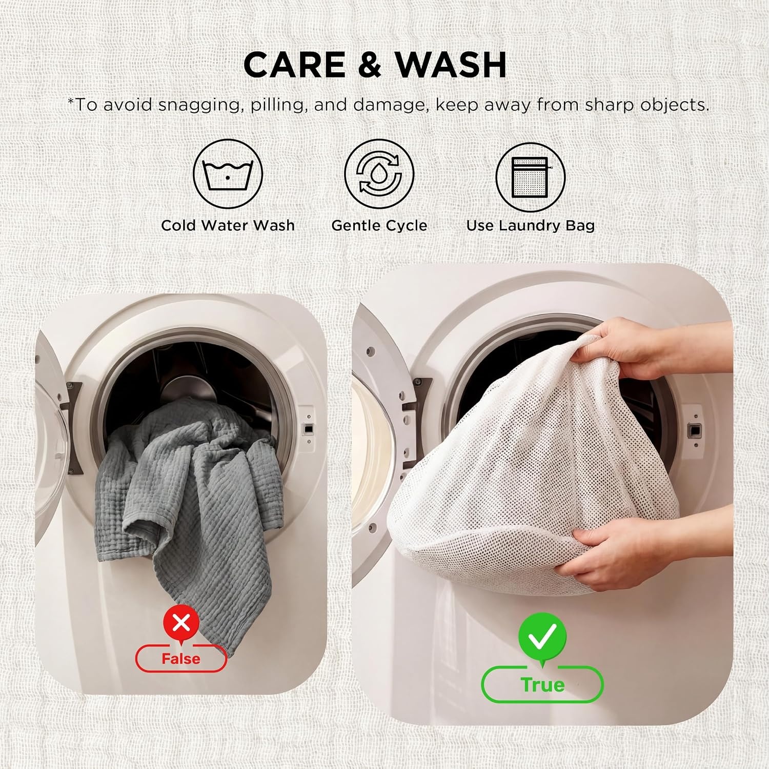 image:imageBedsure 100 Cotton Muslin Blanket Twin XL for Bed 4Layer Breathable and Lightweight Soft Gauze Muslin Blankets for Adults PureWoven Thin Summer Blanket for College Dorm Linen Beige 66x90 Inches02 Grey