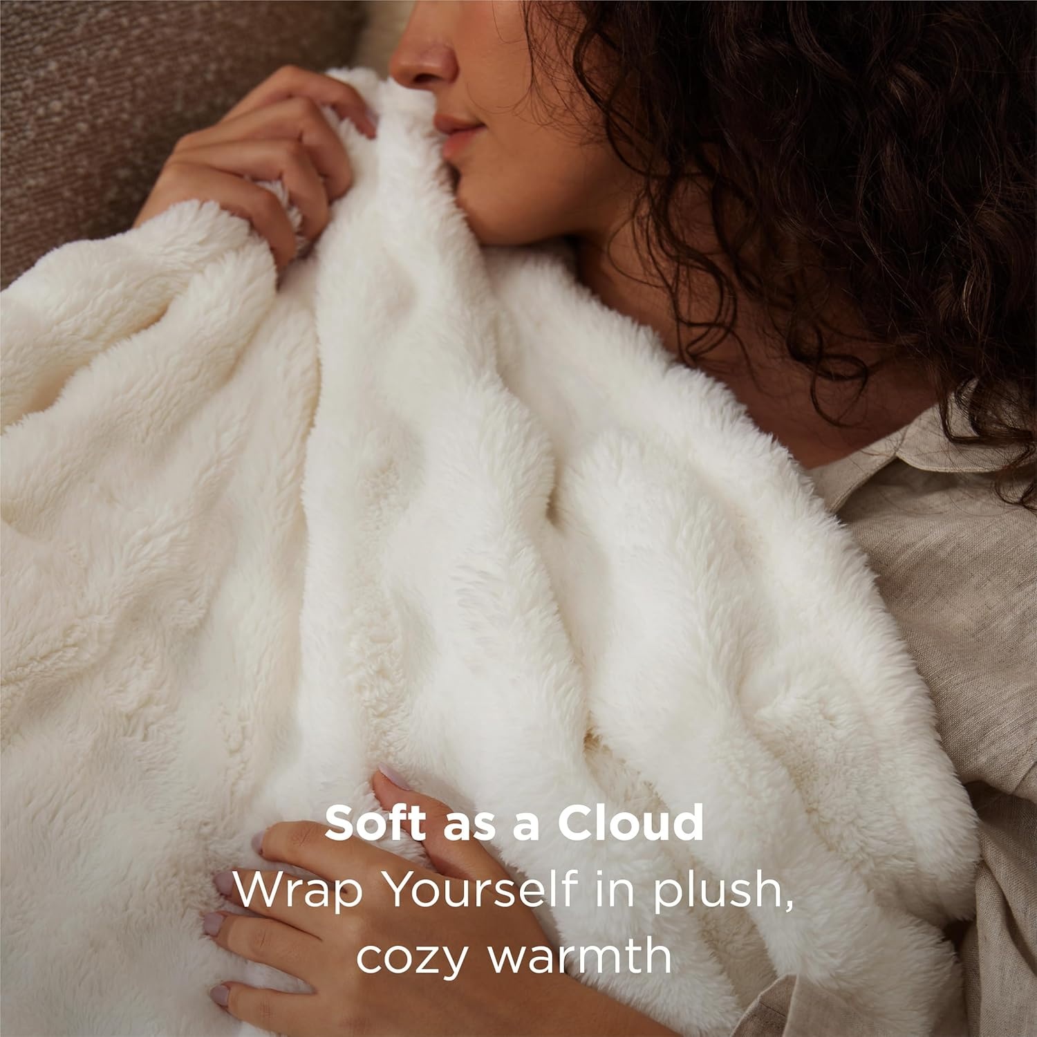 image:imageBedsure 3D Fleece Bubble Blankets for Couch Cute Pink Throw Blanket for Sofa Bedroom Decor Luxury Soft Cozy Pink Birthday Gifts for Women Girls Lightweight Light Pink 506001 Off White