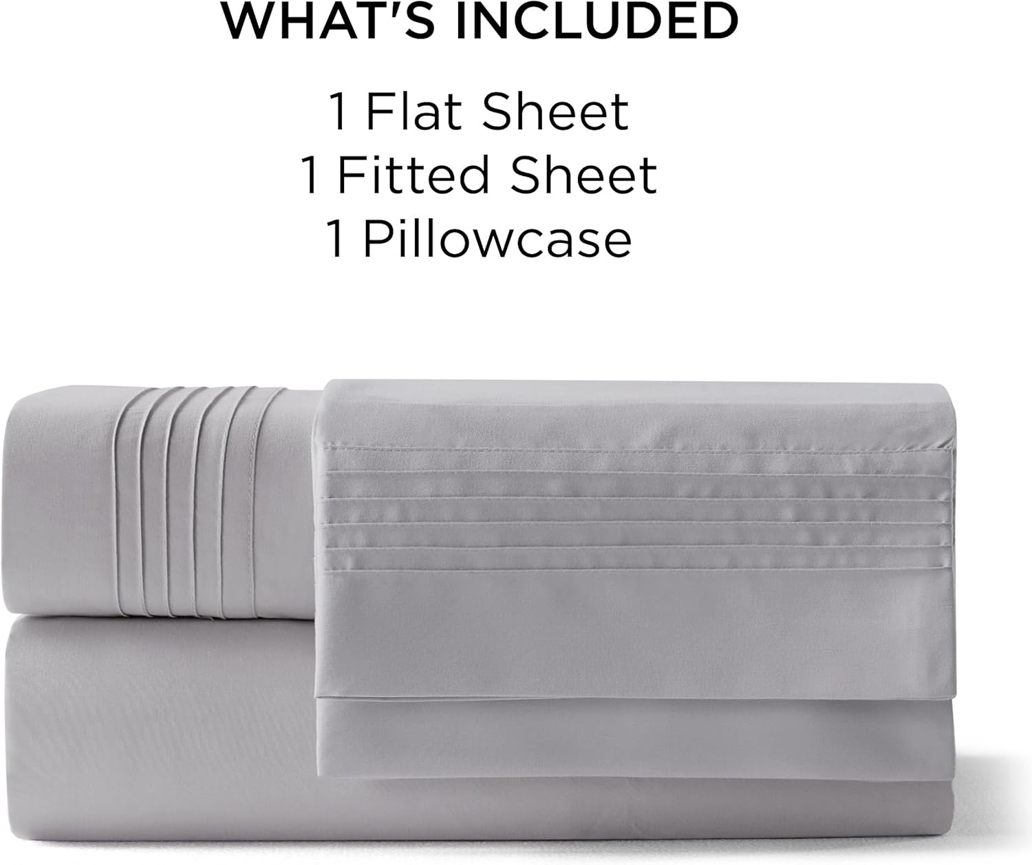 image:imageBedsure Deep Pocket Queen Sheets Set Fits Mattresses Up to 21 Inches Thick 4 Piece GentleSoft Bed Sheets Moisture Wicking Soft amp Cooling Bedsheet amp Pillowcases Easy amp Secure Fit Linen01 Light Grey