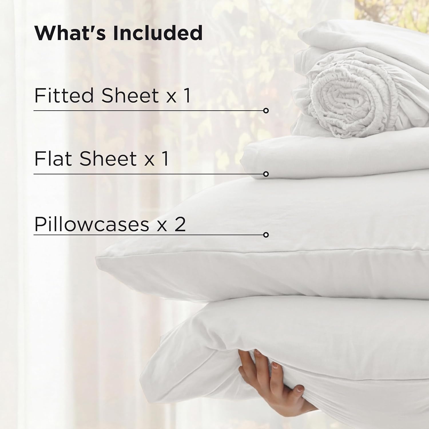 image:imageBedsure Deep Pocket Twin Sheets 4 Piece Prewashed UltraSoft 18inch Extra Deep Pocket Breathable Secure Fit Hotel Luxury Bed Sheets Lightweight For Air Mattress Guest Bedroom