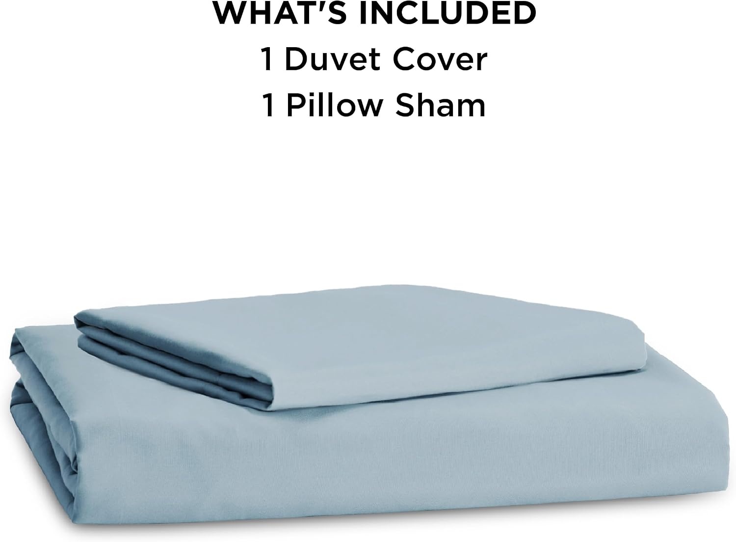 image:imageBedsure Duvet Cover TwinTwin XL Size Soft Double Brushed Bedding Set for Kids amp Adults Zipper Closure 2 Pieces Includes 1 Duvet Cover 68x90 amp 1 Pillow Sham NO Comforter White06 Mineral Blue