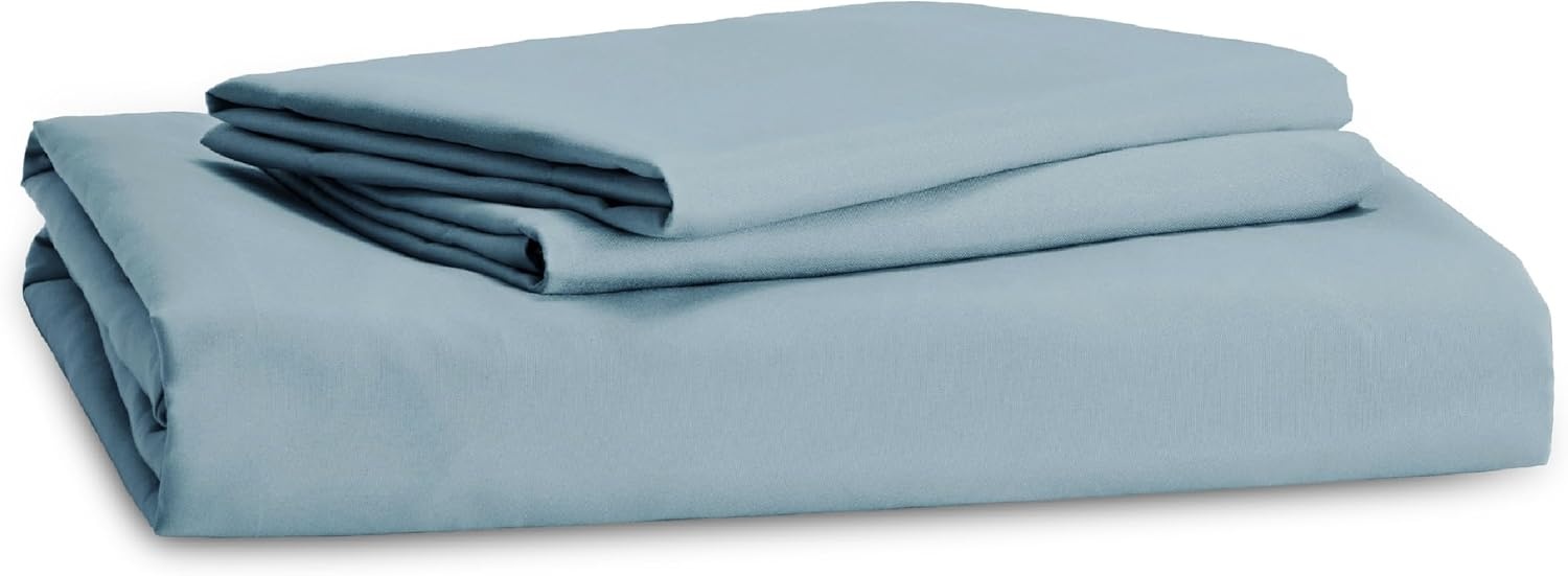 image:imageBedsure Duvet Cover TwinTwin XL Size Soft Double Brushed Bedding Set for Kids amp Adults Zipper Closure 2 Pieces Includes 1 Duvet Cover 68x90 amp 1 Pillow Sham NO Comforter White06 Mineral Blue