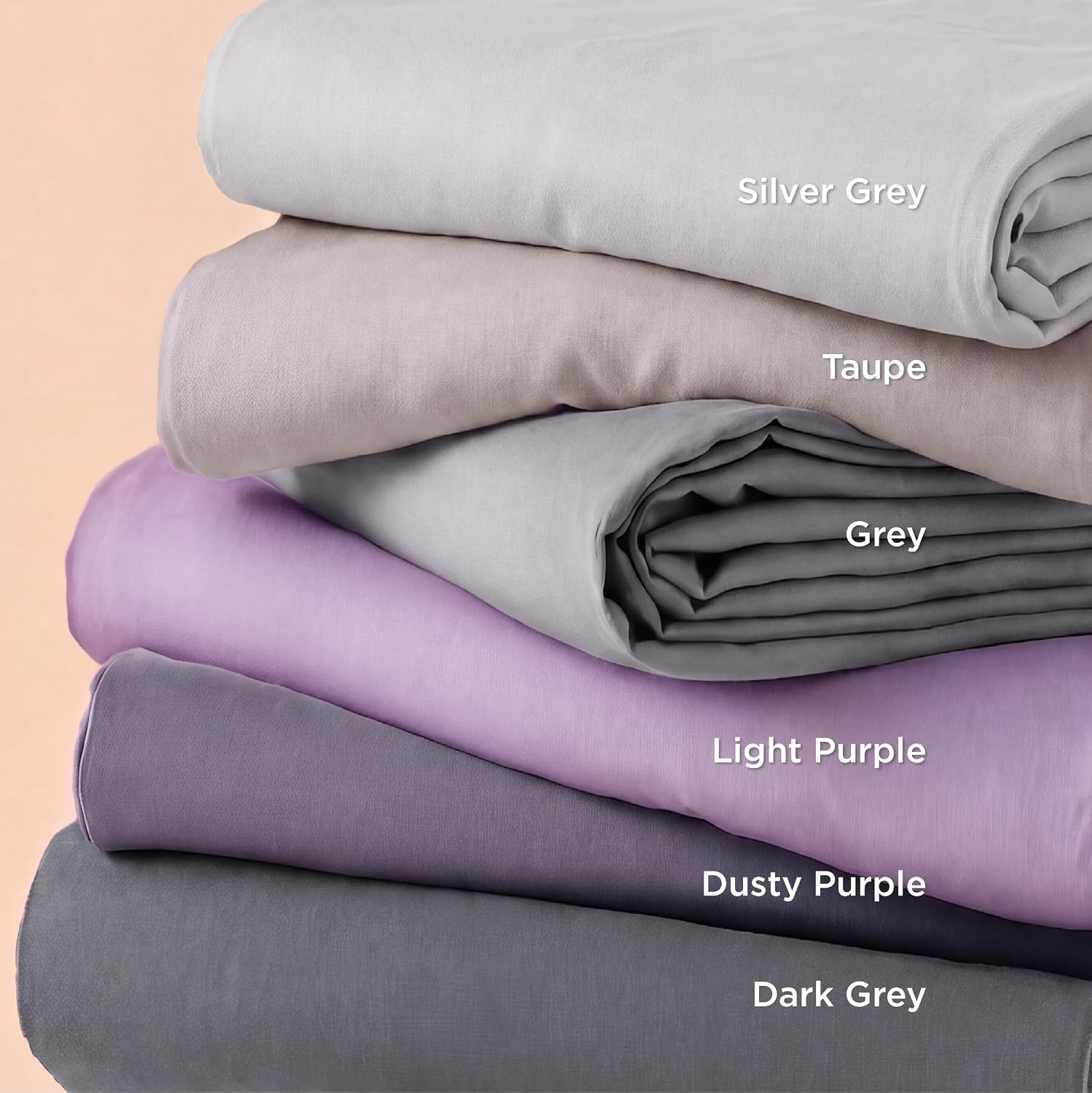 image:imageBedsure Duvet Cover TwinTwin XL Size Soft Double Brushed Bedding Set for Kids amp Adults Zipper Closure 2 Pieces Includes 1 Duvet Cover 68x90 amp 1 Pillow Sham NO Comforter White02 Dark Grey