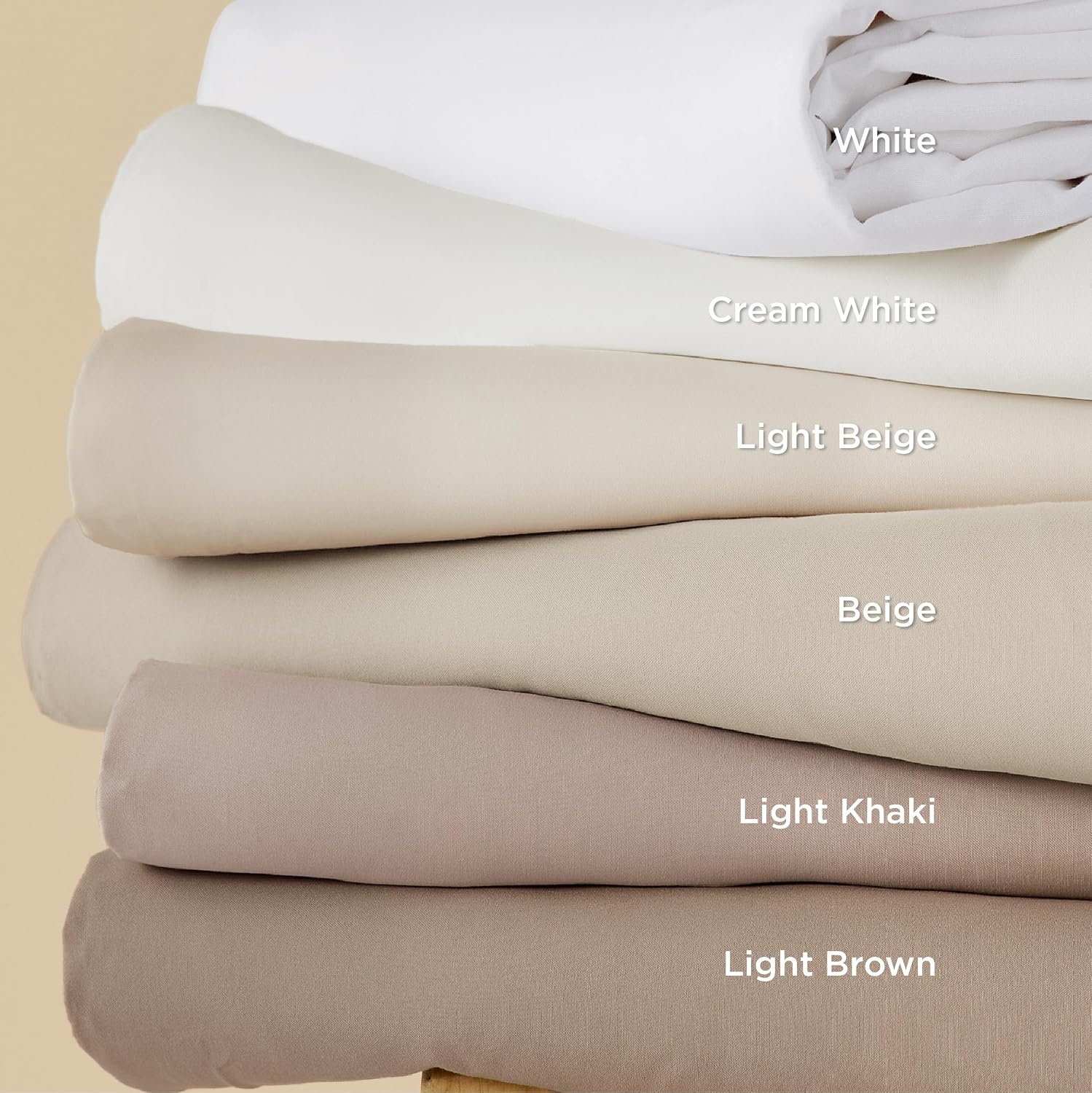 image:imageBedsure Duvet Cover TwinTwin XL Size Soft Double Brushed Bedding Set for Kids amp Adults Zipper Closure 2 Pieces Includes 1 Duvet Cover 68x90 amp 1 Pillow Sham NO Comforter White02 Cream White