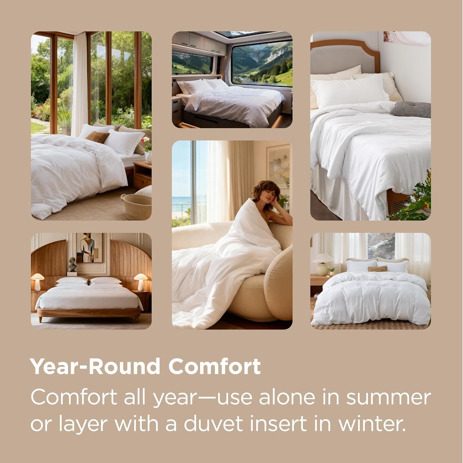 image:imageBedsure Duvet Cover TwinTwin XL Size Soft Double Brushed Bedding Set for Kids amp Adults Zipper Closure 2 Pieces Includes 1 Duvet Cover 68x90 amp 1 Pillow Sham NO Comforter White06 Slate Blue