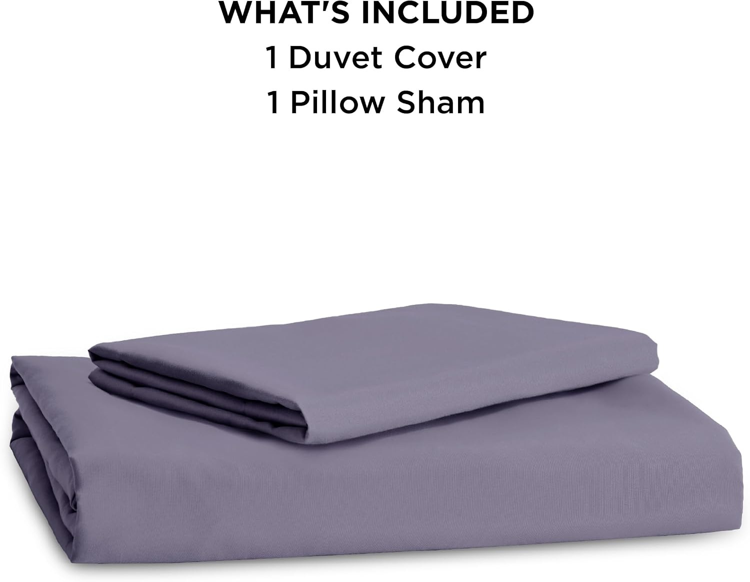 image:imageBedsure Duvet Cover TwinTwin XL Size Soft Double Brushed Bedding Set for Kids amp Adults Zipper Closure 2 Pieces Includes 1 Duvet Cover 68x90 amp 1 Pillow Sham NO Comforter White05 Dusty Purple
