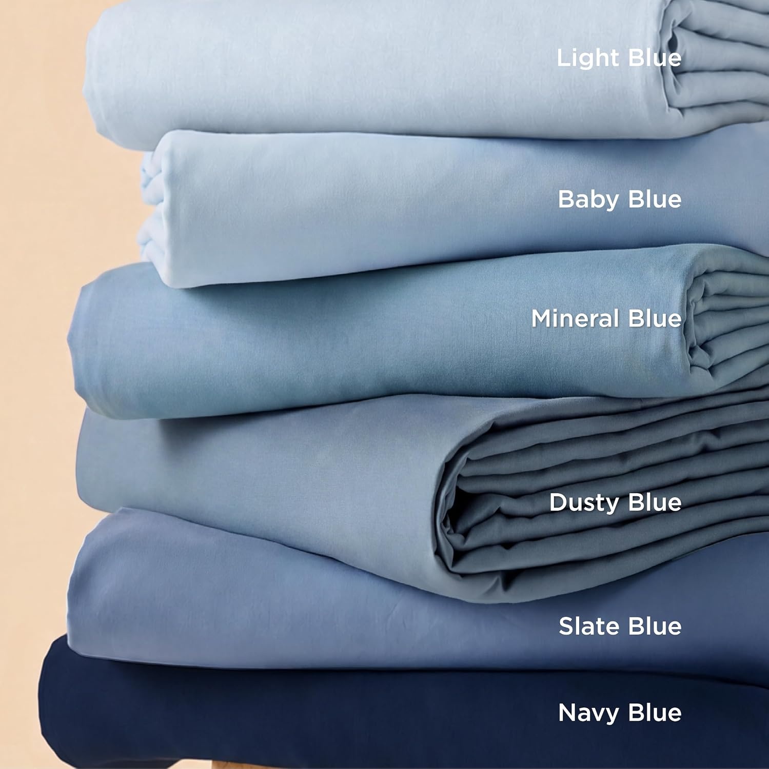 image:imageBedsure Duvet Cover TwinTwin XL Size Soft Double Brushed Bedding Set for Kids amp Adults Zipper Closure 2 Pieces Includes 1 Duvet Cover 68x90 amp 1 Pillow Sham NO Comforter White06 Baby Blue