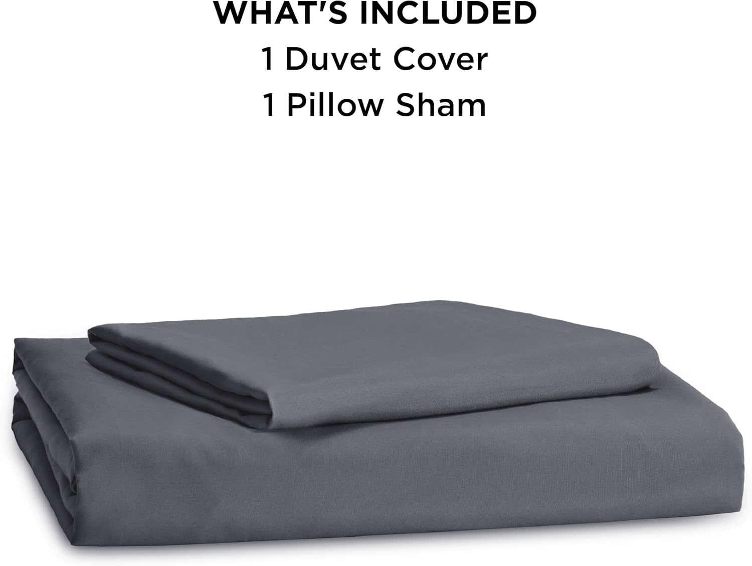 image:imageBedsure Duvet Cover TwinTwin XL Size Soft Double Brushed Bedding Set for Kids amp Adults Zipper Closure 2 Pieces Includes 1 Duvet Cover 68x90 amp 1 Pillow Sham NO Comforter White02 Dark Grey