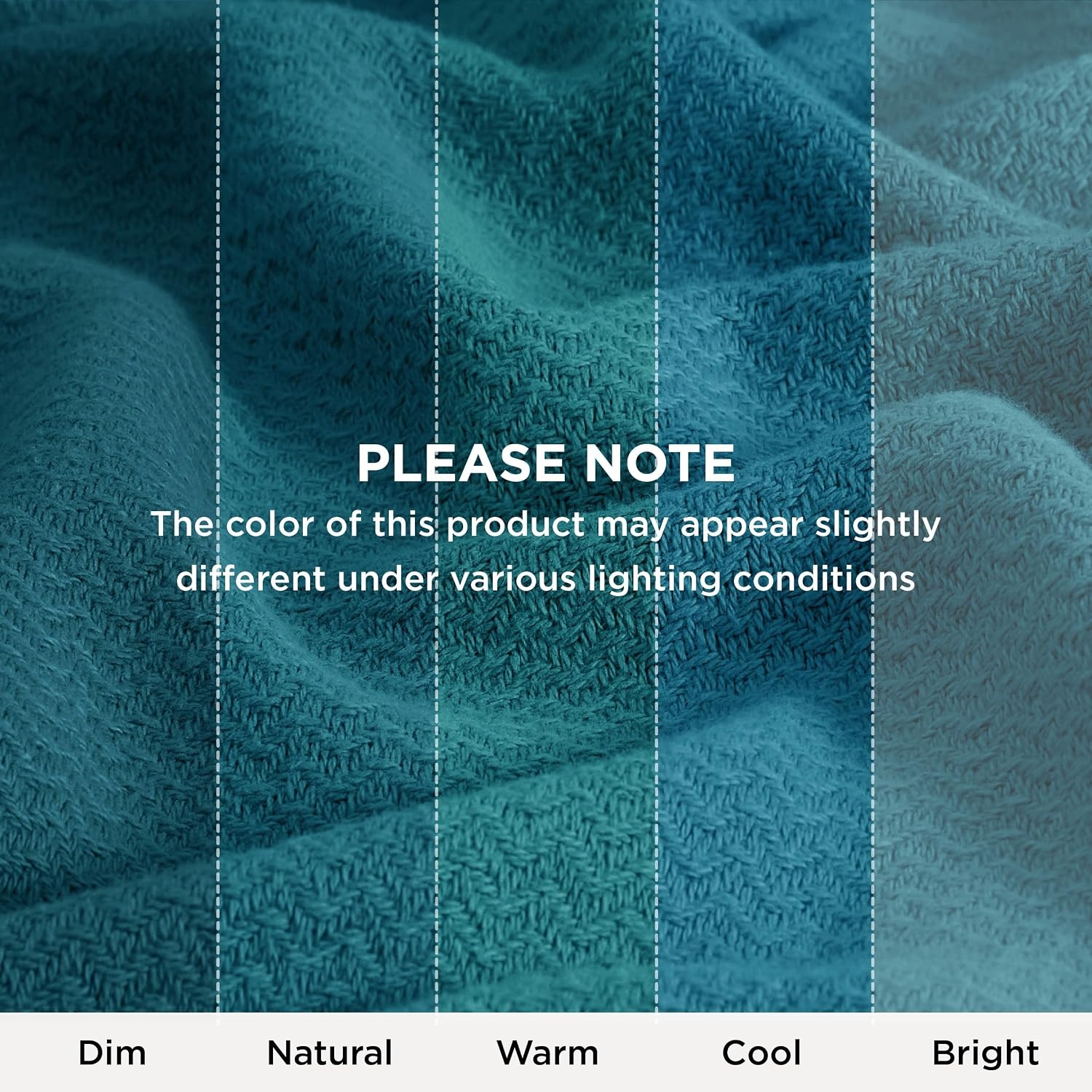 image:imageBedsure GentleSoft 100 Cotton Blanket Twin XL Size for Bed Cooling Breathable and Lightweight Soft Cozy Textured Herringbone Woven Summer Blanket for College Dorm Linen Beige 66x90 inches08 Teal