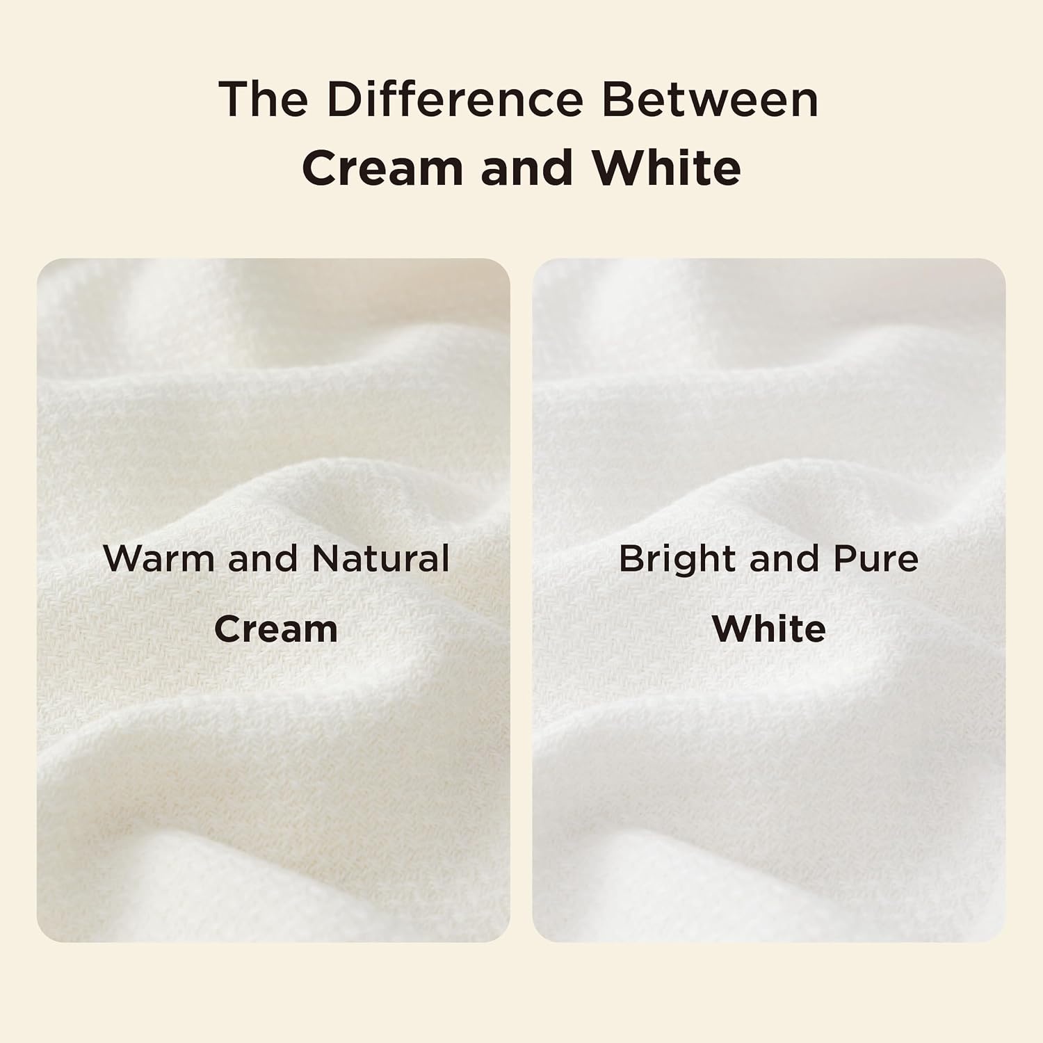 image:imageBedsure GentleSoft 100 Cotton Blanket Twin XL Size for Bed Cooling Breathable and Lightweight Soft Cozy Textured Herringbone Woven Summer Blanket for College Dorm Linen Beige 66x90 inches02 White