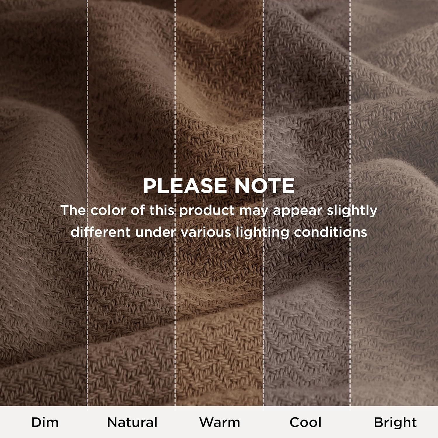 image:imageBedsure GentleSoft 100 Cotton Blanket Twin XL Size for Bed Cooling Breathable and Lightweight Soft Cozy Textured Herringbone Woven Summer Blanket for College Dorm Linen Beige 66x90 inches10 Brown