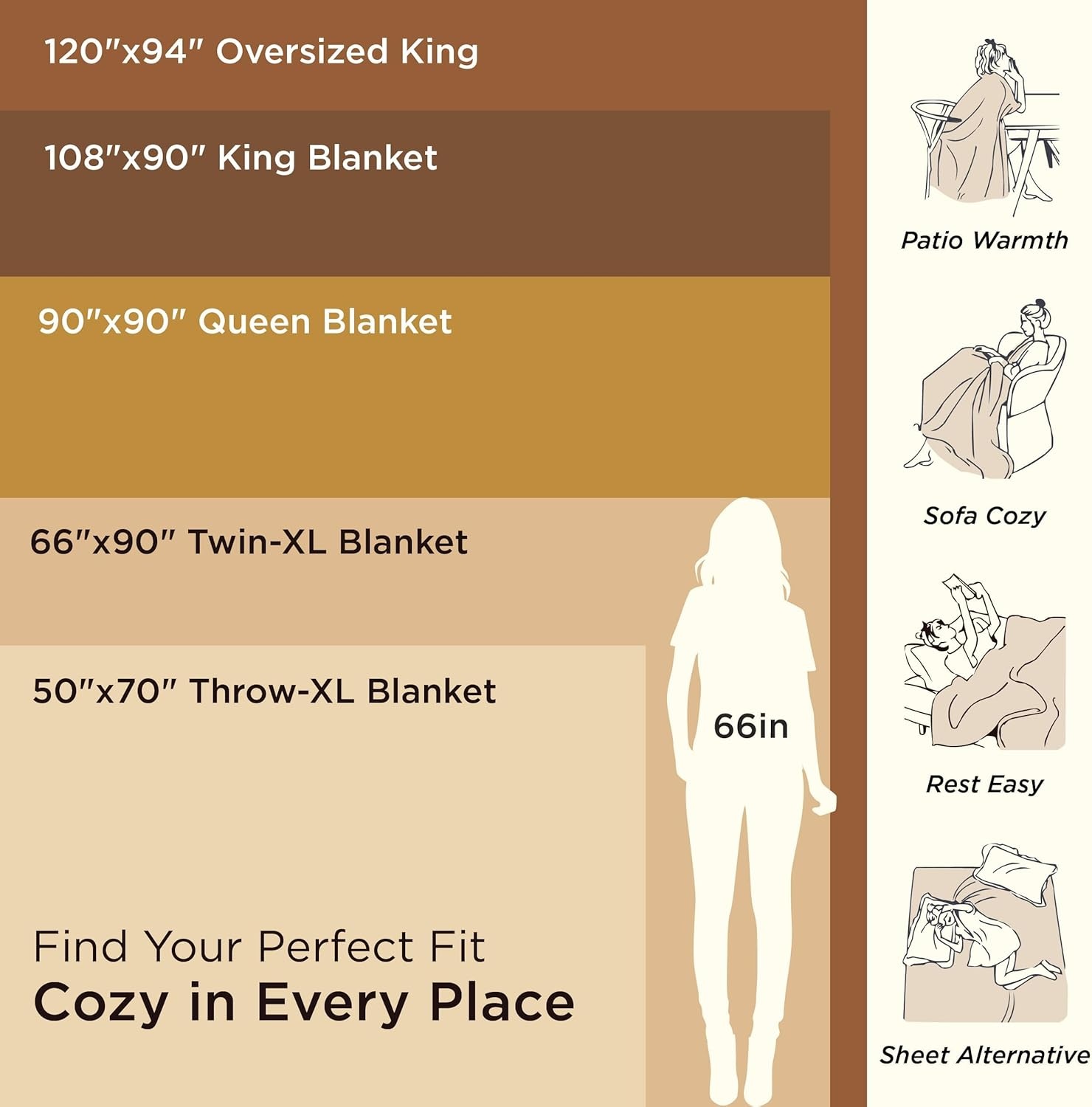 image:imageBedsure GentleSoft 100 Cotton Blanket Twin XL Size for Bed Cooling Breathable and Lightweight Soft Cozy Textured Herringbone Woven Summer Blanket for College Dorm Linen Beige 66x90 inches09 Black