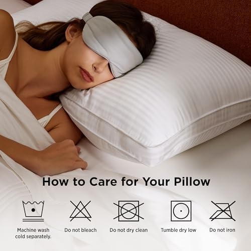 image:imageBedsure King Feather Down Comforter amp Cotton Hotel Pillows Set