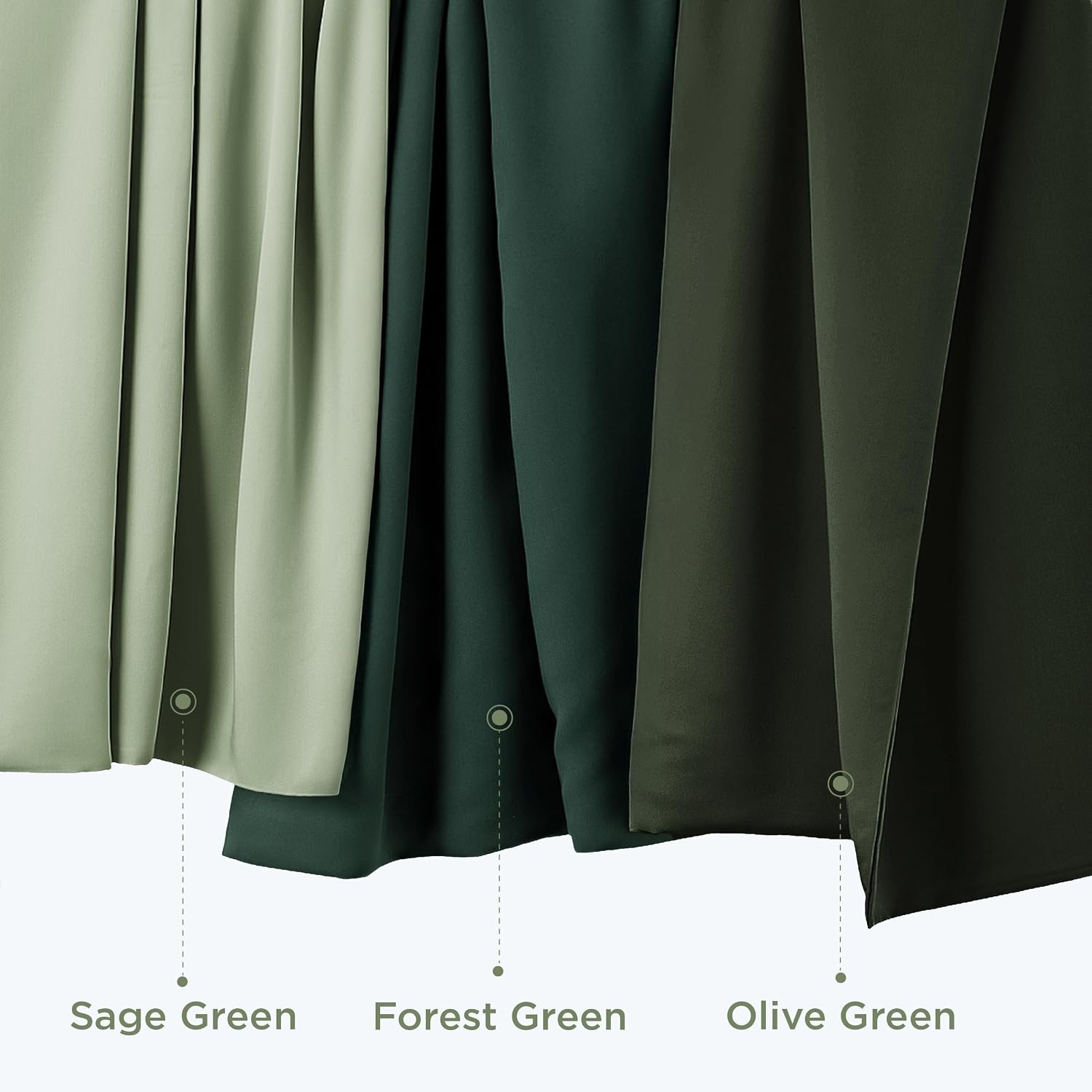 image:imageBedsure Pillow Cases Standard Size Set of 2 100 Rayon Derived from Bamboo Cooling Pillowcases Similar to Silk Pillow Case Covers with Envelope Closure PureWoven Bedding Dark Grey 20x26 Inches19 Forest Green
