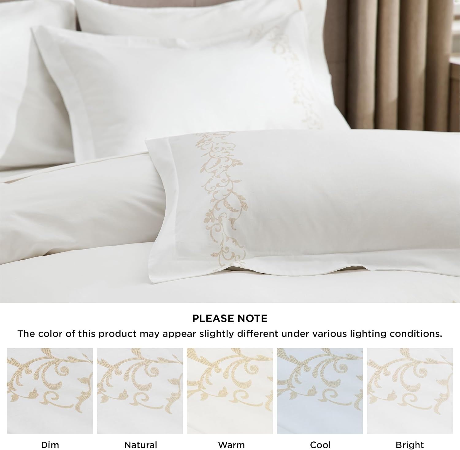 image:imageBedsure PureWoven 100 Cotton Percale Duvet Cover Queen Rope Weave White HotelStyle Breathable Comforter Cover Crisp amp Lightweight Feel Zipper amp 8 Ties Easy Machine Care 3Piece 90x90 White08 Hotel Curly Frame