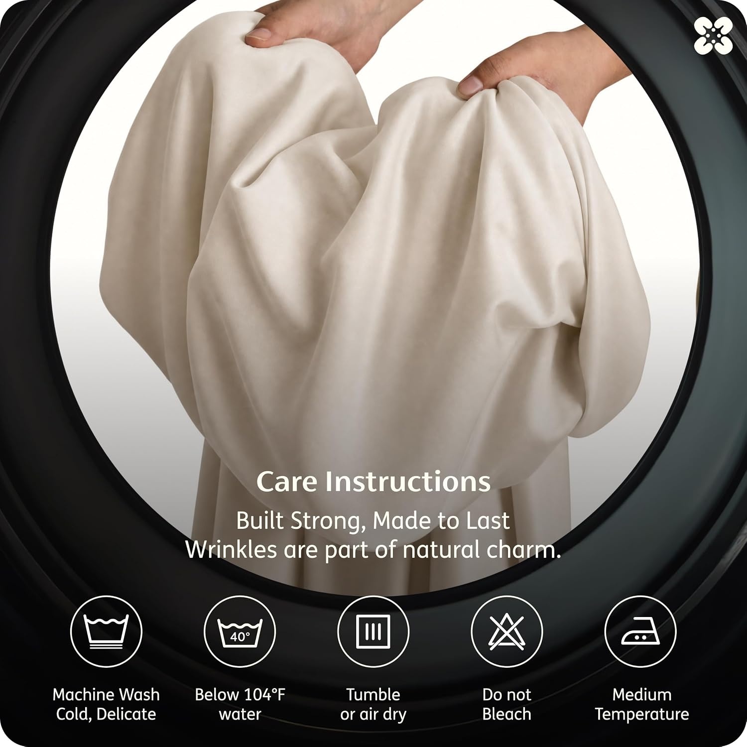 image:imageBedsure PureWoven 100 Giza Egyptian Cotton Queen Sheet CEA amp BV Certified 18 Deep Pocket Sateen Sheets with Corner Straps Durable amp AllSeason Breathable Hotel Luxury OekoTex Giftable BeigeBeige
