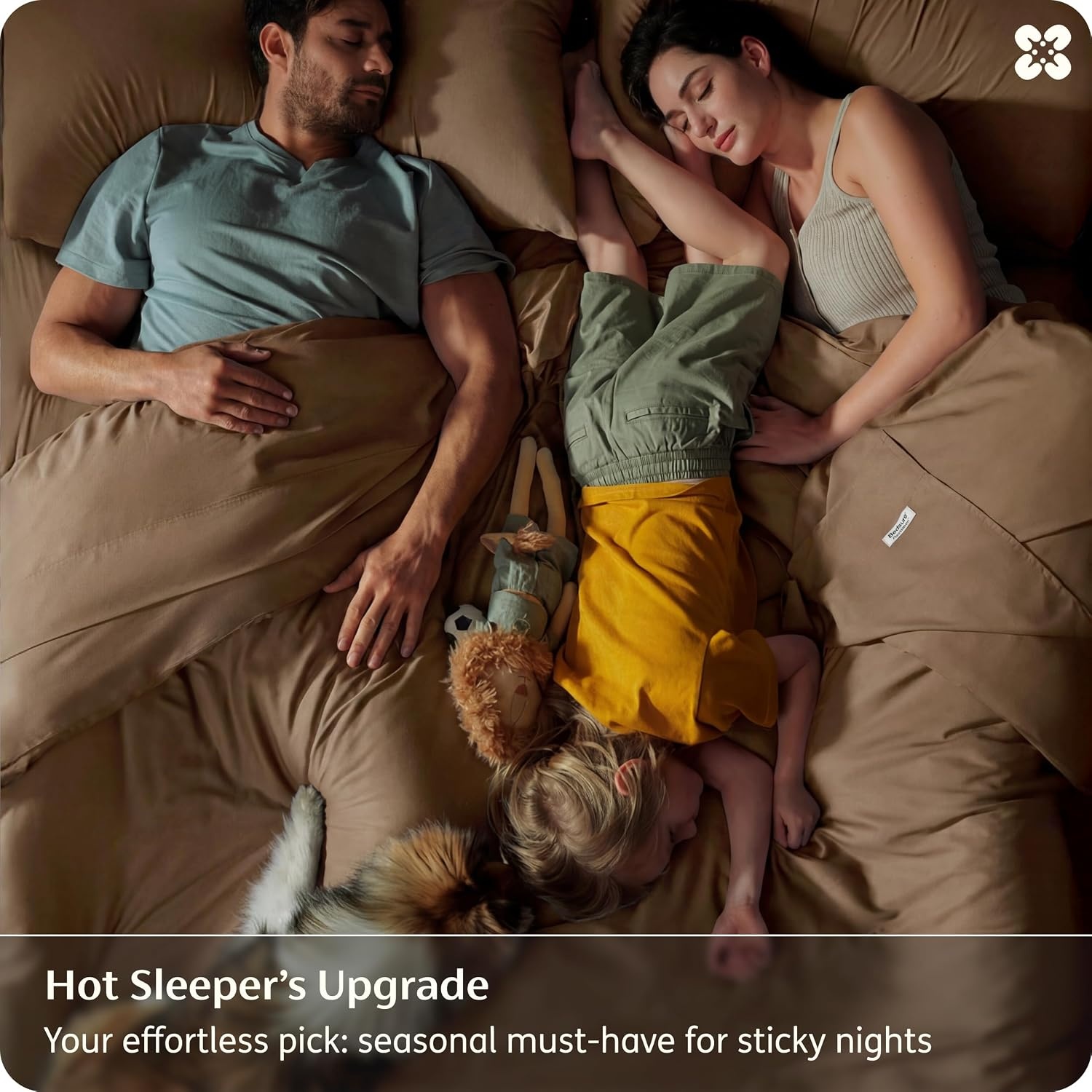 image:imageBedsure PureWoven 100 Rayon Derived from Bamboo Queen Sheets 4 Pieces Cooling Sheets for Hot Sleepers Breathable amp Silky Soft 16 Deep Pocket Hotel Luxury Bedding White28 Coffee