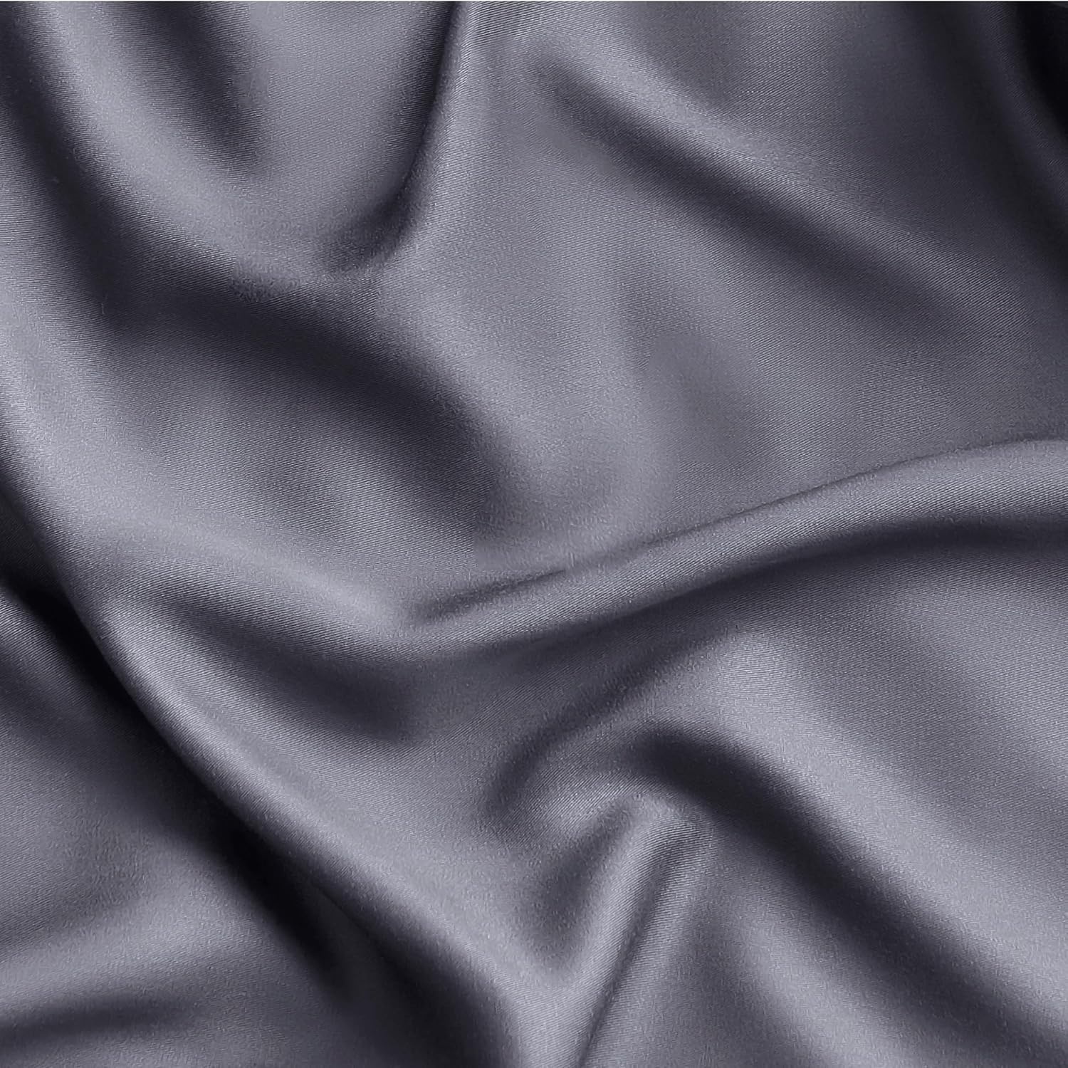 image:imageBedsure PureWoven 100 Rayon Derived from Bamboo Queen Sheets 4 Pieces Cooling Sheets for Hot Sleepers Breathable amp Silky Soft 16 Deep Pocket Hotel Luxury Bedding White01 Dark Grey