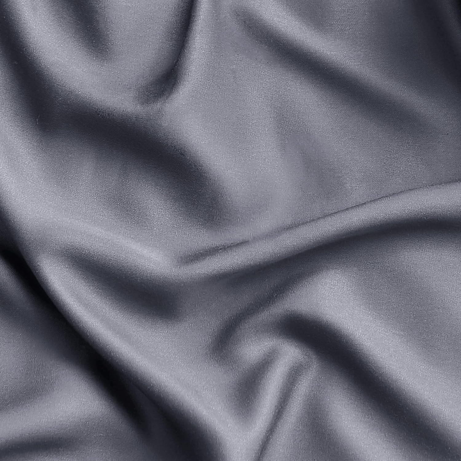 image:imageBedsure PureWoven 100 Rayon Derived from Bamboo Queen Sheets 4 Pieces Cooling Sheets for Hot Sleepers Breathable amp Silky Soft 16 Deep Pocket Hotel Luxury Bedding White01 Dark Grey