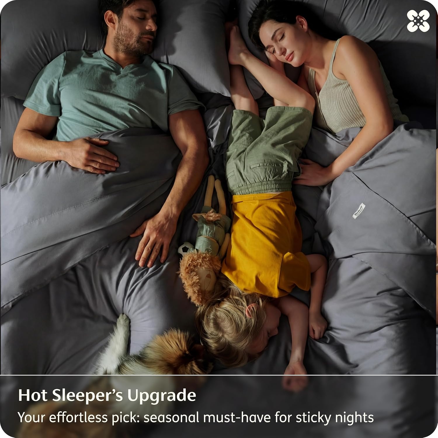 image:imageBedsure PureWoven 100 Rayon Derived from Bamboo Queen Sheets 4 Pieces Cooling Sheets for Hot Sleepers Breathable amp Silky Soft 16 Deep Pocket Hotel Luxury Bedding White27 Charcoal