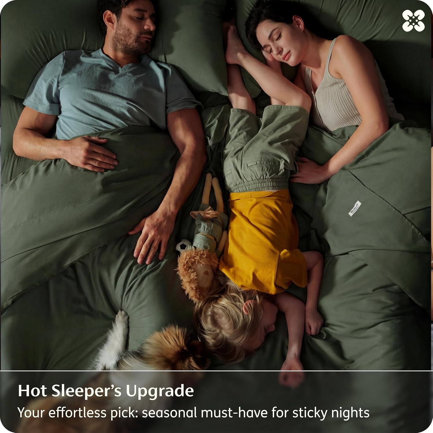 image:imageBedsure PureWoven 100 Rayon Derived from Bamboo Queen Sheets 4 Pieces Cooling Sheets for Hot Sleepers Breathable amp Silky Soft 16 Deep Pocket Hotel Luxury Bedding White22 Olive Green