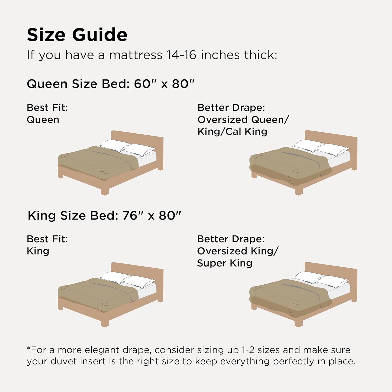 image:imageBedsure PureWoven 100 Washed Cotton Duvet Cover Set Queen Size 3PC Linen Like Texture Percale Breathable Bedding Set for All Seasons Zipper Closure 8 Corner Ties Natural White 90 X 9023 Hazelnut Brown No Comforter
