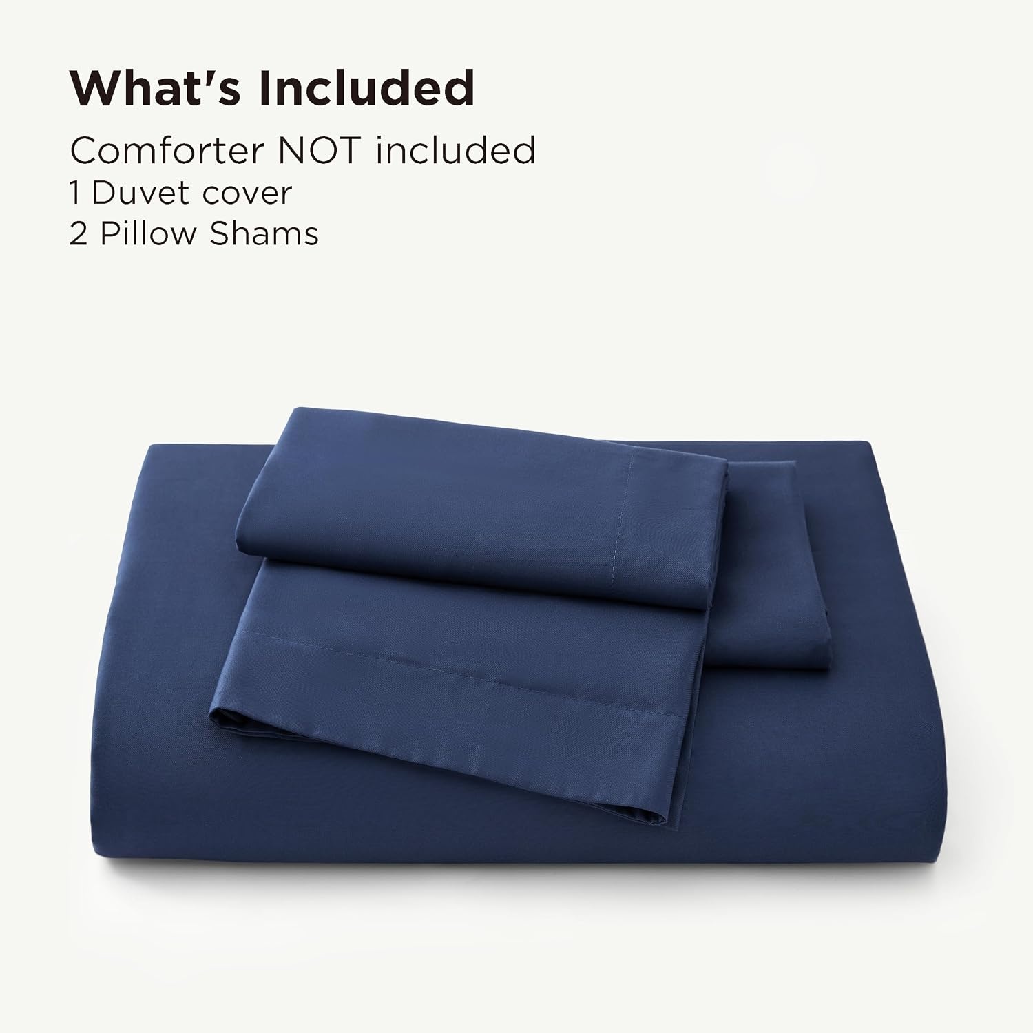 image:imageBedsure PureWoven Cooling Duvet Cover Ideal for Hot Sleepers Queen Size 100 Viscose Derived from Bamboo Lightweight amp Silky Soft Breathable MoistureWicking Bedding Set 3 Pieces Olive Green05 Navy No Comforter