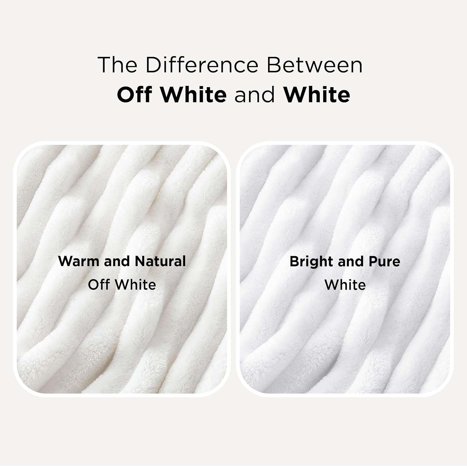 image:imageBedsure Soft Cozy Twin XL Blanket for Bed College Dorm Off White 66x90 Birthday Gifts for Women Mom Her Warm Lightweight Cozy Fluffy Throw Blanket Sofa Dorm Room Home Decor Machine WashableOff White