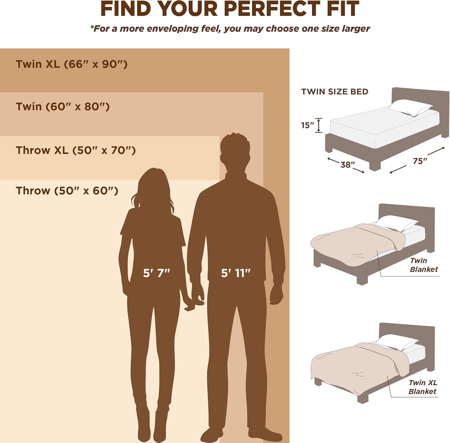 image:imageBedsure Soft Cozy Twin XL Blanket for Bed College Dorm Off White 66x90 Birthday Gifts for Women Mom Her Warm Lightweight Cozy Fluffy Throw Blanket Sofa Dorm Room Home Decor Machine WashableMoss