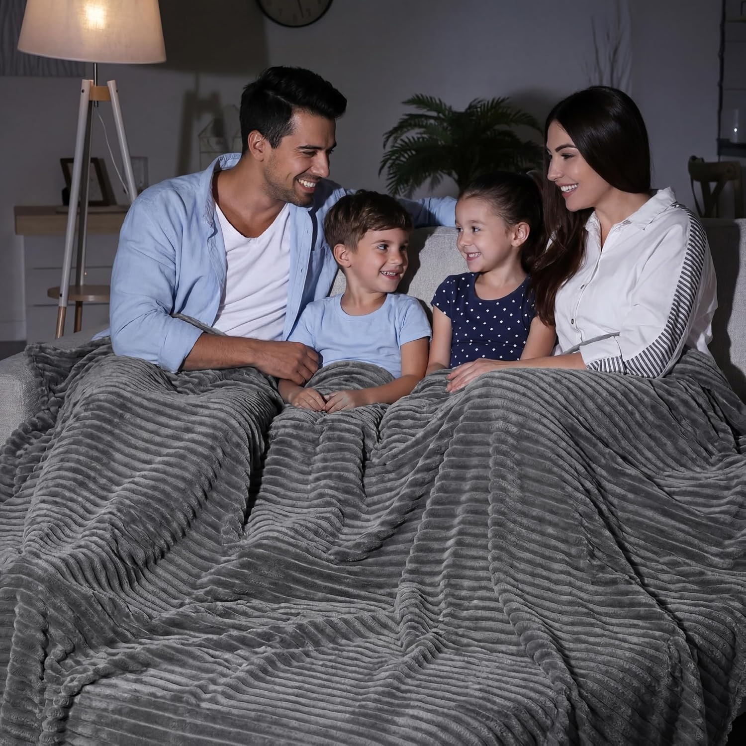 image:imageBedsure Soft Cozy Twin XL Blanket for Bed College Dorm Off White 66x90 Birthday Gifts for Women Mom Her Warm Lightweight Cozy Fluffy Throw Blanket Sofa Dorm Room Home Decor Machine WashableFrost Gray