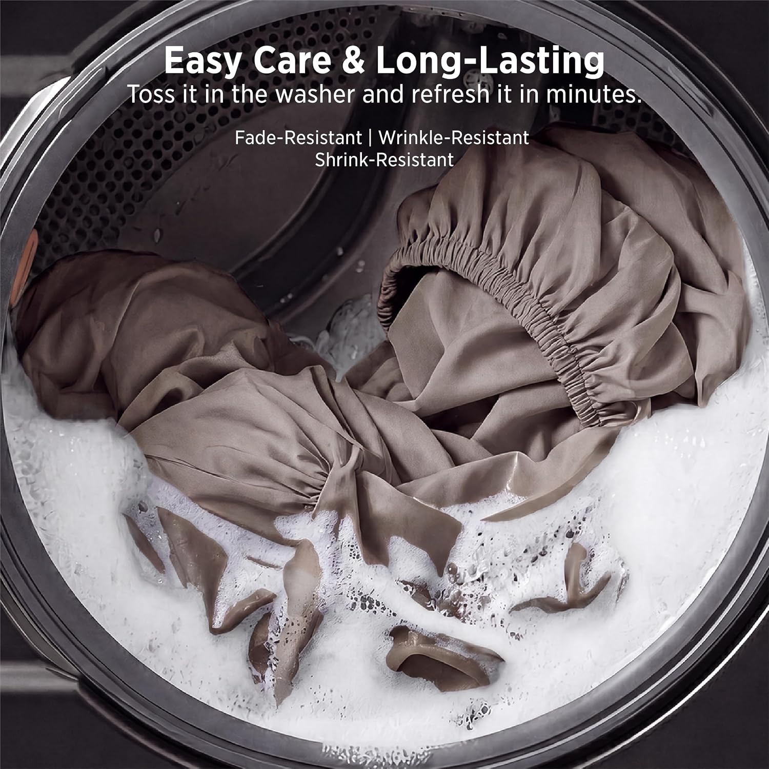image:imageBedsure Twin XL Sheets Dorm Bedding 3 Pieces Soft Extra Long Twin Sheets Breathable Cooling Oeko Tex Deep Pocket Easy Care Resistant Sturdiness Lightweight College Dorm Bedding for Students07 Taupe Gray