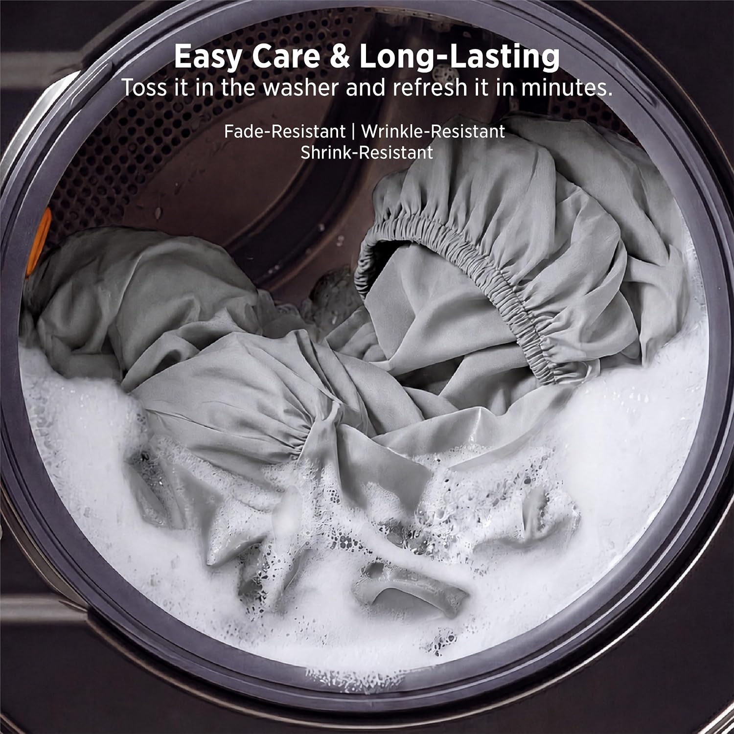 image:imageBedsure Twin XL Sheets Dorm Bedding 3 Pieces Soft Extra Long Twin Sheets Breathable Cooling Oeko Tex Deep Pocket Easy Care Resistant Sturdiness Lightweight College Dorm Bedding for Students19 Grey
