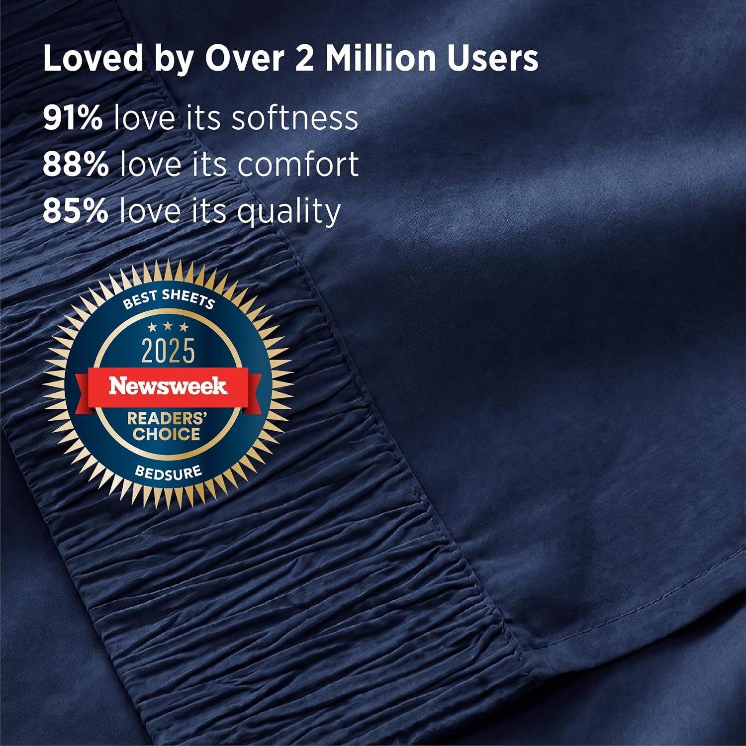 image:imageBedsure Twin XL Sheets Dorm Bedding 3 Pieces Soft Extra Long Twin Sheets Breathable Cooling Oeko Tex Deep Pocket Easy Care Resistant Sturdiness Lightweight College Dorm Bedding for Students06 Navy