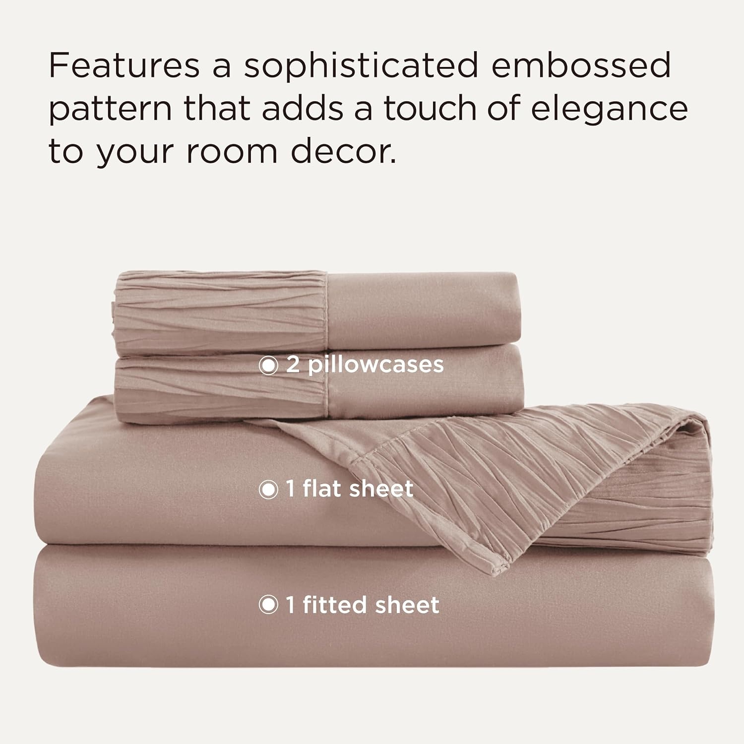 image:imageBedsure Twin XL Sheets Dorm Bedding 3 Pieces Soft Extra Long Twin Sheets Breathable Cooling Oeko Tex Deep Pocket Easy Care Resistant Sturdiness Lightweight College Dorm Bedding for Students24 Khaki