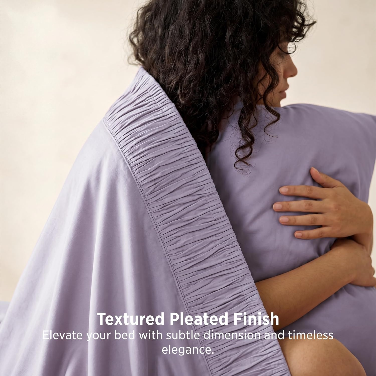 image:imageBedsure Twin XL Sheets Dorm Bedding 3 Pieces Soft Extra Long Twin Sheets Breathable Cooling Oeko Tex Deep Pocket Easy Care Resistant Sturdiness Lightweight College Dorm Bedding for Students26 Lavender