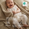Bedsure 100% Cotton Muslin Blanket Twin XL for Bed – 4-Layer Breathable and Lightweight Soft Gauze Muslin Blankets for Adults, PureWoven Thin Summer Blanket for College Dorm, Linen Beige, 66×90 Inches(06 – Light Brown)