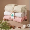 Bedsure 100% Cotton Muslin Blanket Twin XL for Bed – 4-Layer Breathable and Lightweight Soft Gauze Muslin Blankets for Adults, PureWoven Thin Summer Blanket for College Dorm, Linen Beige, 66×90 Inches(05 – Pink)