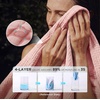 Bedsure 100% Cotton Muslin Blanket Twin XL for Bed – 4-Layer Breathable and Lightweight Soft Gauze Muslin Blankets for Adults, PureWoven Thin Summer Blanket for College Dorm, Linen Beige, 66×90 Inches(05 – Pink)