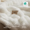 Bedsure 3D Fleece Bubble Blankets for Couch – Cute Pink Throw Blanket for Sofa Bedroom Decor – Luxury Soft Cozy Pink Birthday Gifts for Women Girls, Lightweight, Light Pink, 50″×60″(01 Off White)