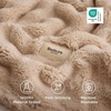 Bedsure 3D Fleece Bubble Blankets for Couch – Cute Pink Throw Blanket for Sofa Bedroom Decor – Luxury Soft Cozy Pink Birthday Gifts for Women Girls, Lightweight, Light Pink, 50″×60″(Khaki)