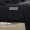 Bedsure Deep Pocket Queen Sheets, 6 Piece, Prewashed Ultra-Soft, 18-inch | Extra Deep Pocket, Breathable, Secure Fit, Hotel Luxury Bedding, Dual Side Pockets, Fade Resistant, For Air Mattress(Black)