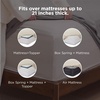 Bedsure Deep Pocket Queen Sheets Set – Fits Mattresses Up to 21 Inches Thick – 4 Piece GentleSoft Bed Sheets, Moisture Wicking, Soft & Cooling Bedsheet & Pillowcases, Easy & Secure Fit, Linen(04 – Beige)