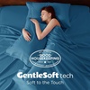 Bedsure Deep Pocket Queen Sheets Set – Fits Mattresses Up to 21 Inches Thick – 4 Piece GentleSoft Bed Sheets, Moisture Wicking, Soft & Cooling Bedsheet & Pillowcases, Easy & Secure Fit, Linen(Teal Blue)
