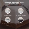 Bedsure Deep Pocket Queen Sheets Set – Fits Mattresses Up to 21 Inches Thick – 4 Piece GentleSoft Bed Sheets, Moisture Wicking, Soft & Cooling Bedsheet & Pillowcases, Easy & Secure Fit, Linen(08 – Linen)