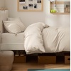 Bedsure Duvet Cover Twin/Twin XL Size – Soft Double Brushed Bedding Set for Kids & Adults, Zipper Closure, 2 Pieces, Includes 1 Duvet Cover (68″x90″) & 1 Pillow Sham, NO Comforter, White(00 – Beige)