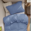 Bedsure Duvet Cover Twin/Twin XL Size – Soft Double Brushed Bedding Set for Kids & Adults, Zipper Closure, 2 Pieces, Includes 1 Duvet Cover (68″x90″) & 1 Pillow Sham, NO Comforter, White(06 – Slate Blue)