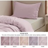 Bedsure Duvet Cover Twin/Twin XL Size – Soft Double Brushed Bedding Set for Kids & Adults, Zipper Closure, 2 Pieces, Includes 1 Duvet Cover (68″x90″) & 1 Pillow Sham, NO Comforter, White(08 – Pink Mocha)